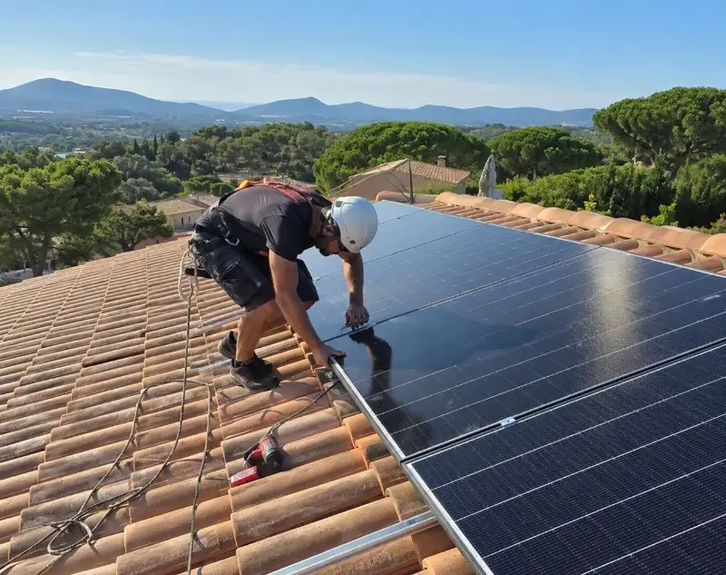 Installateur panneaux solaires Montdragon — pose photovoltaïque sur toiture
