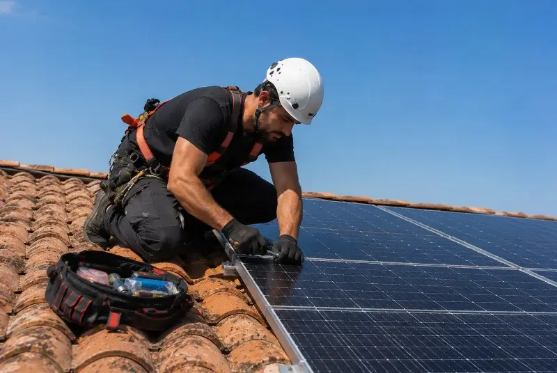 Maintenance et monitoring de panneaux solaires à Montdragon
